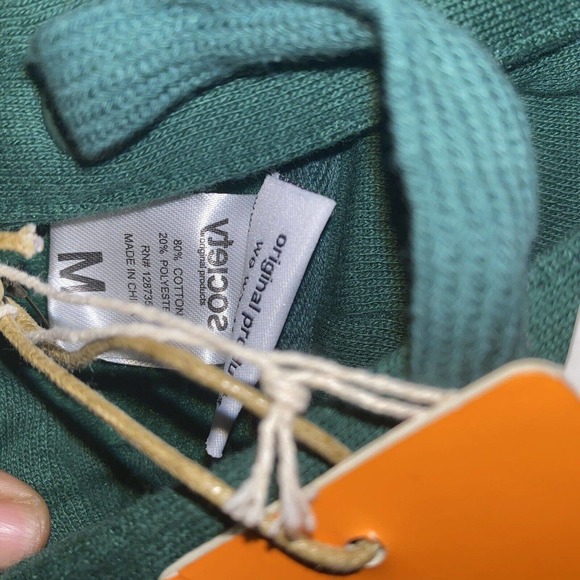 Society‎ Pullover Hoodie Sweatshirt Size Medium New with Tags "Fu*k" - Picture 4 of 11